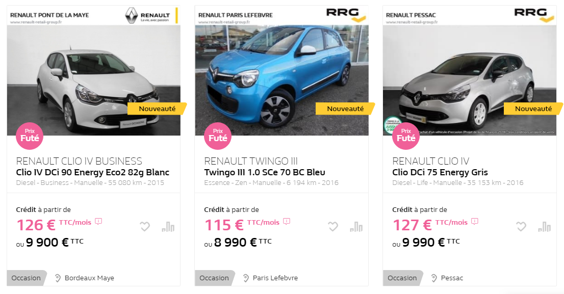 Quelle voiture d'occasion acheter en 2020 pour 10000 euros?